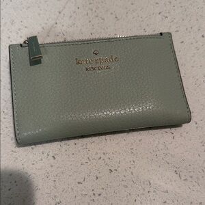 Kate Spade Mint Green Leather Pouch
